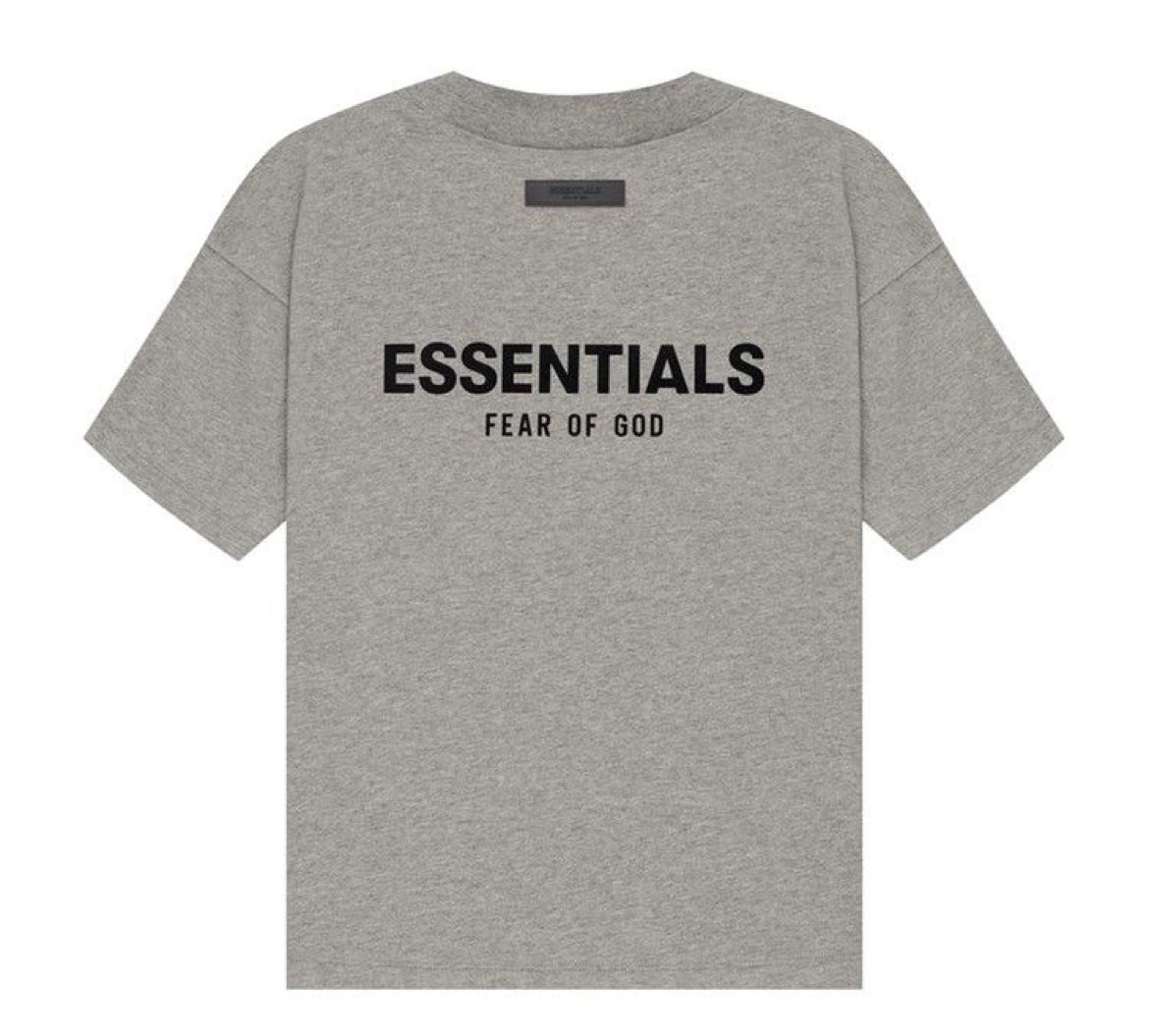 essentials dark oat tee