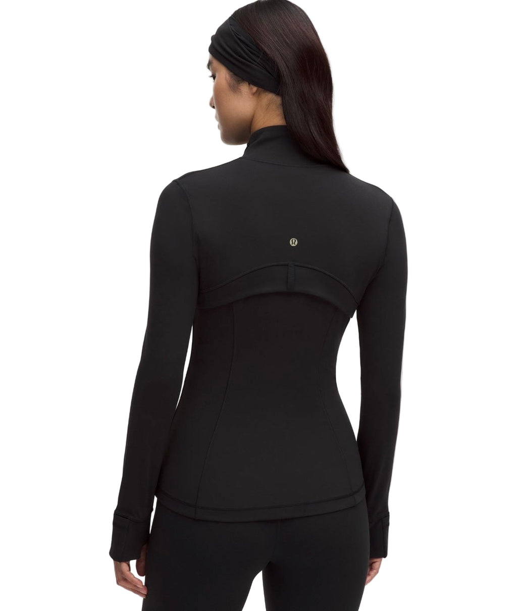 Lululemon Define Jacket black gold zip-up athletic fitted jacket