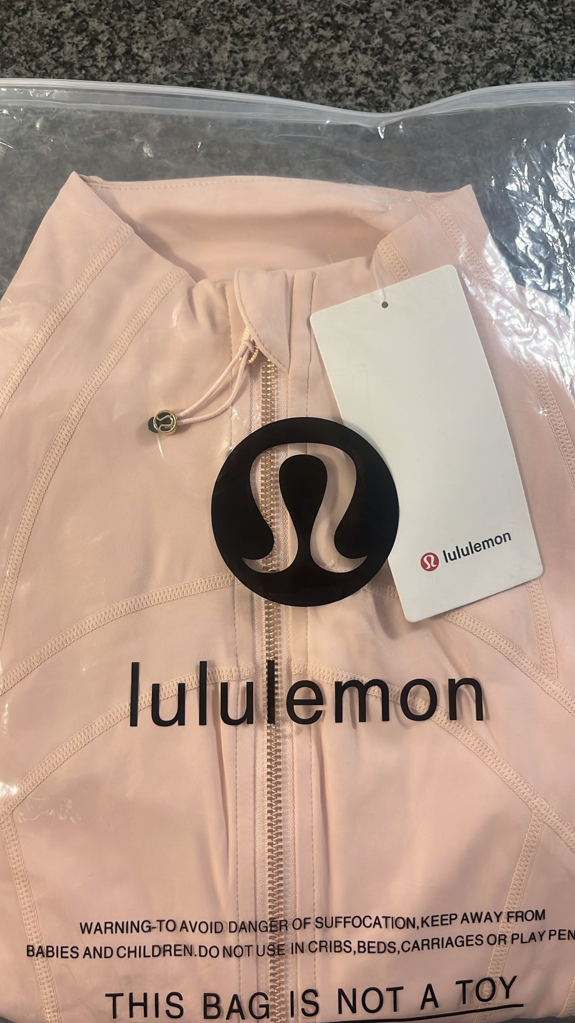 Define Jacket Lululemon Blissful Pink Gold Zipper