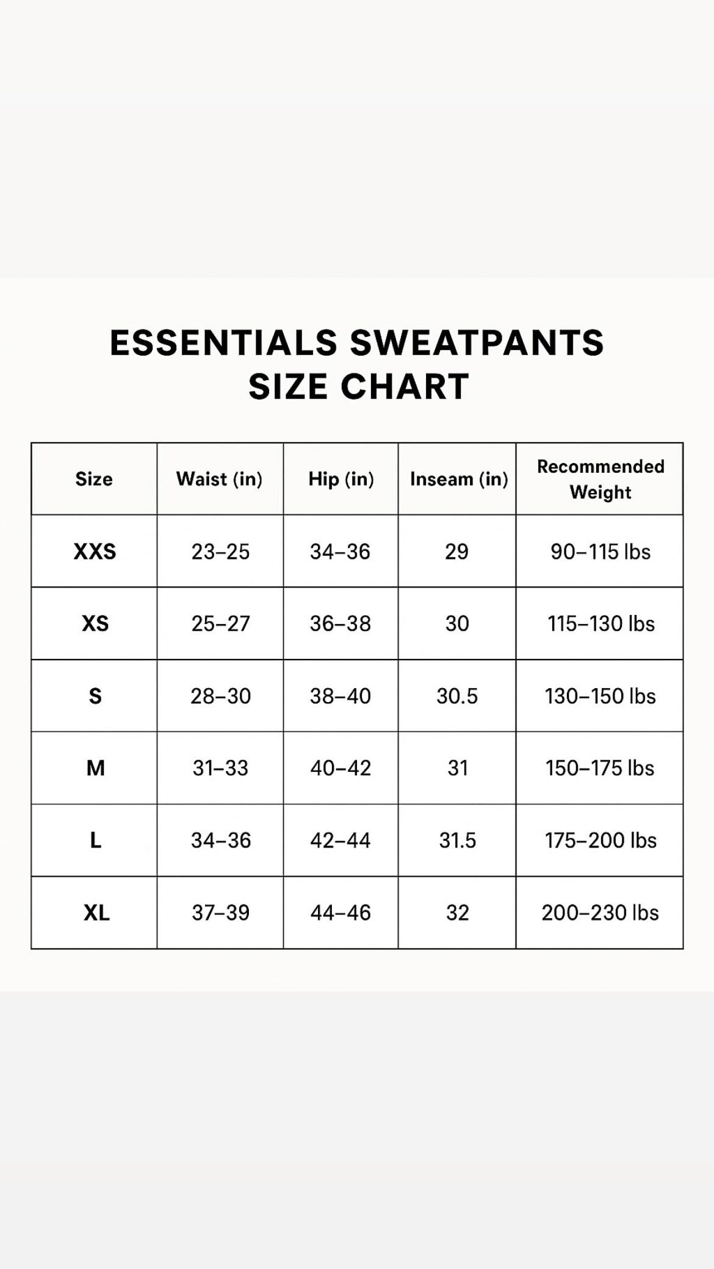 COLLECTION RELAXED ESSENTIALS SWEATS